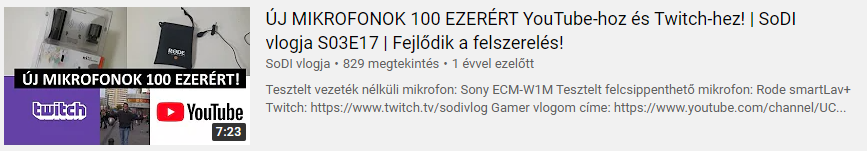 /quote
nekem te vagy a kedvenbcem!!!!!!!!!!!!!!!
nekem te vagy a kedvenbcem!!!!!!!!!!!!!!!
Mar 24, 2021 10:12:44
Ásó27
(
x68)
Mar 24, 2021 10:13:25
x68)
Mar 24, 2021 10:13:25
Kurva sok.
Kétszer is volt már "100 ezer felett vettem újakat, hogy jó legyen minden" epizód. Ideje már levonni a tanulságokat, hogy a negyedmillió forint értékben vett mikrofonokkal mi a konkrét tapasztalat.
Kétszer is volt már "100 ezer felett vettem újakat, hogy jó legyen minden" epizód. Ideje már levonni a tanulságokat, hogy a negyedmillió forint értékben vett mikrofonokkal mi a konkrét tapasztalat.
És mennyi volt a néző akkor? :DDDD
Mar 24, 2021 10:13:25
Hahó
(
x136)
Mar 24, 2021 10:13:41
x136)
Mar 24, 2021 10:13:41
Kurva sok.
Kétszer is volt már "100 ezer felett vettem újakat, hogy jó legyen minden" epizód. Ideje már levonni a tanulságokat, hogy a negyedmillió forint értékben vett mikrofonokkal mi a konkrét tapasztalat.
Kétszer is volt már "100 ezer felett vettem újakat, hogy jó legyen minden" epizód. Ideje már levonni a tanulságokat, hogy a negyedmillió forint értékben vett mikrofonokkal mi a konkrét tapasztalat.
A troll nézőket ez nem érdekli. Mas meg nem nézi a flokkot.
Mar 24, 2021 10:13:41
sodika
Mar 24, 2021 10:13:46
Más egész setupot épít annyóból, amennyit én mikrofonokra költöttem, és ebből már tényleg ki kellene hoznom egy elfogadható hangminőséget.
Ez a múlt héten kivételesen jogos kritika volt.
Küldjetek donate-et a SoDI-nak: https://www.paypal.me/sodivlogja
Ez a múlt héten kivételesen jogos kritika volt.
Mar 24, 2021 10:13:46
sodika
Mar 24, 2021 10:13:54
Na meló, csá.
Soha többet nem írok ide
Küldjetek donate-et a SoDI-nak: https://www.paypal.me/sodivlogja
Soha többet nem írok ide
Mar 24, 2021 10:13:54
sodika
Mar 24, 2021 10:15:12
2-3 hete még csak 90 ezer volt a búcsúküldés. Mi történt azóta, hogy 150 ezer lett?
Mondom, kb.
Nem számoltam össze, mert irreleváns a pontos összeg.
Na meló, csá.
Soha többet nem írok ide
Mar 24, 2021 10:15:12
Ásó27
(
x68)
Mar 24, 2021 10:15:16
x68)
Mar 24, 2021 10:15:16
Sokakat érdekelt a 100 ezres mikrofonod :DDDDDDDD
![